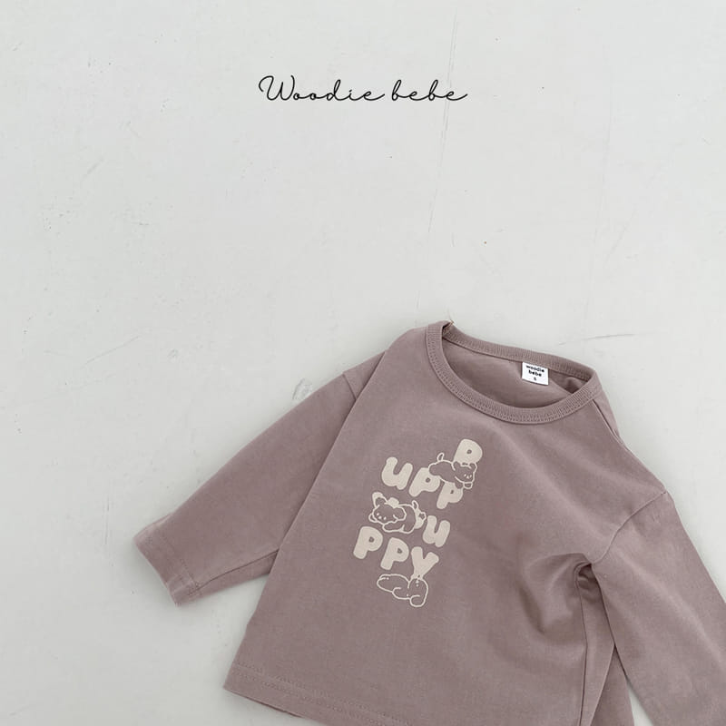 Woodie - Korean Baby Fashion - #babyfashion - Puppy Tee - 4