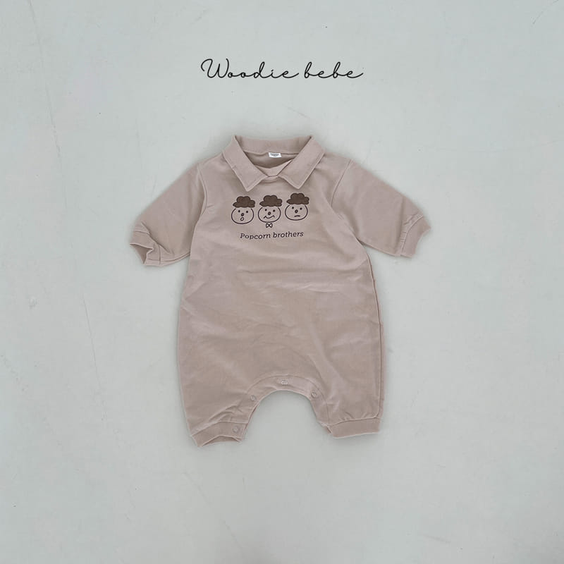 Woodie - Korean Baby Fashion - #babygirlfashion - Pop Corn Top Bodysuit