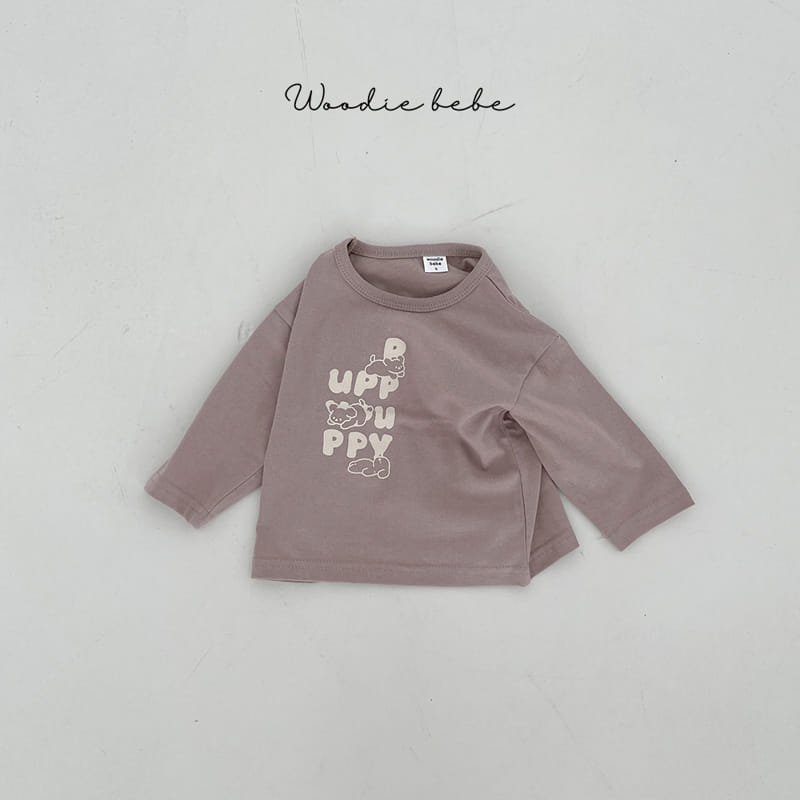 Woodie - Korean Baby Fashion - #babygirlfashion - Puppy Tee - 3