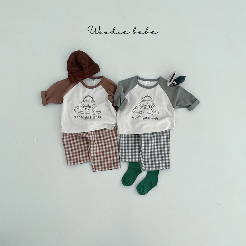 Woodie - Korean Baby Fashion - #babyoninstagram - Jurassic Top Bottom Set - 8