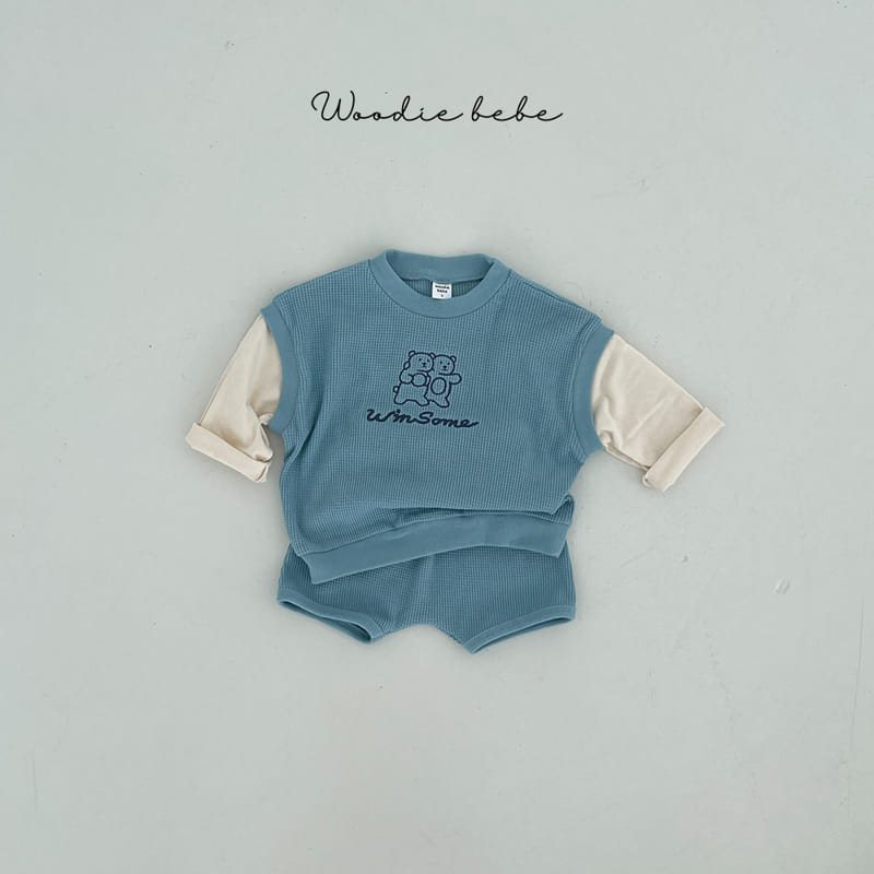 Woodie - Korean Baby Fashion - #babyoninstagram - Coach Top Bottom Set - 5