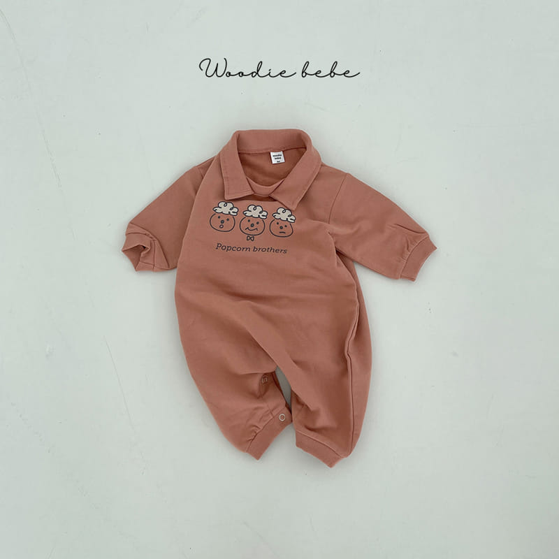 Woodie - Korean Baby Fashion - #babyoninstagram - Pop Corn Top Bodysuit - 3