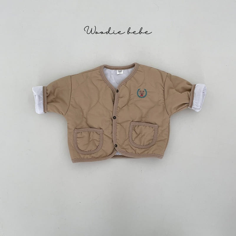 Woodie - Korean Baby Fashion - #babyoninstagram - Tie Bear  Jumper - 5