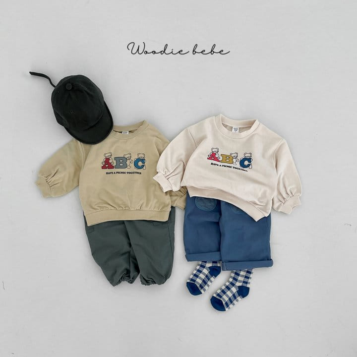 Woodie - Korean Baby Fashion - #babyoutfit - Alpabet Tee - 5