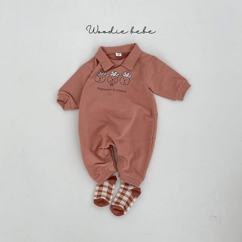 Woodie - Korean Baby Fashion - #babywear - Pop Corn Top Bodysuit - 7