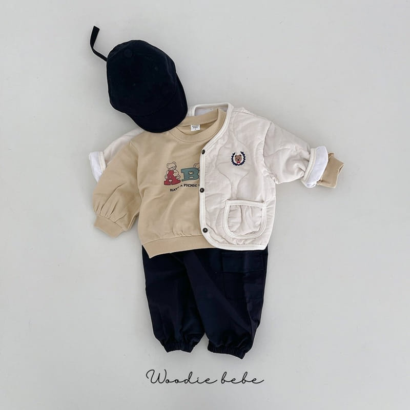 Woodie - Korean Baby Fashion - #onlinebabyboutique - Tie Bear  Jumper - 10