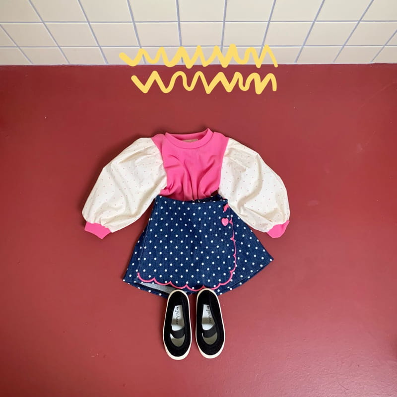 Yellow Factory - Korean Children Fashion - #childofig - So Dot Skirt - 5