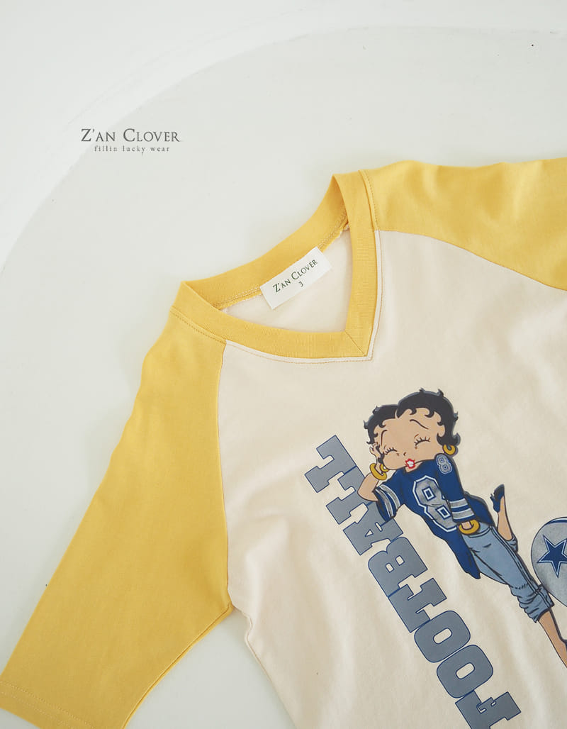 Zan Clover - Korean Children Fashion - #Kfashion4kids - Football Beaty Bub Long Tee - 9