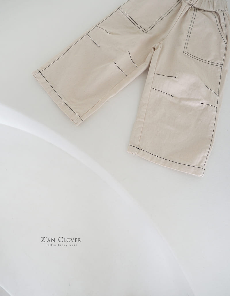 Zan Clover - Korean Children Fashion - #childofig - Stitch Pocket Pants - 7