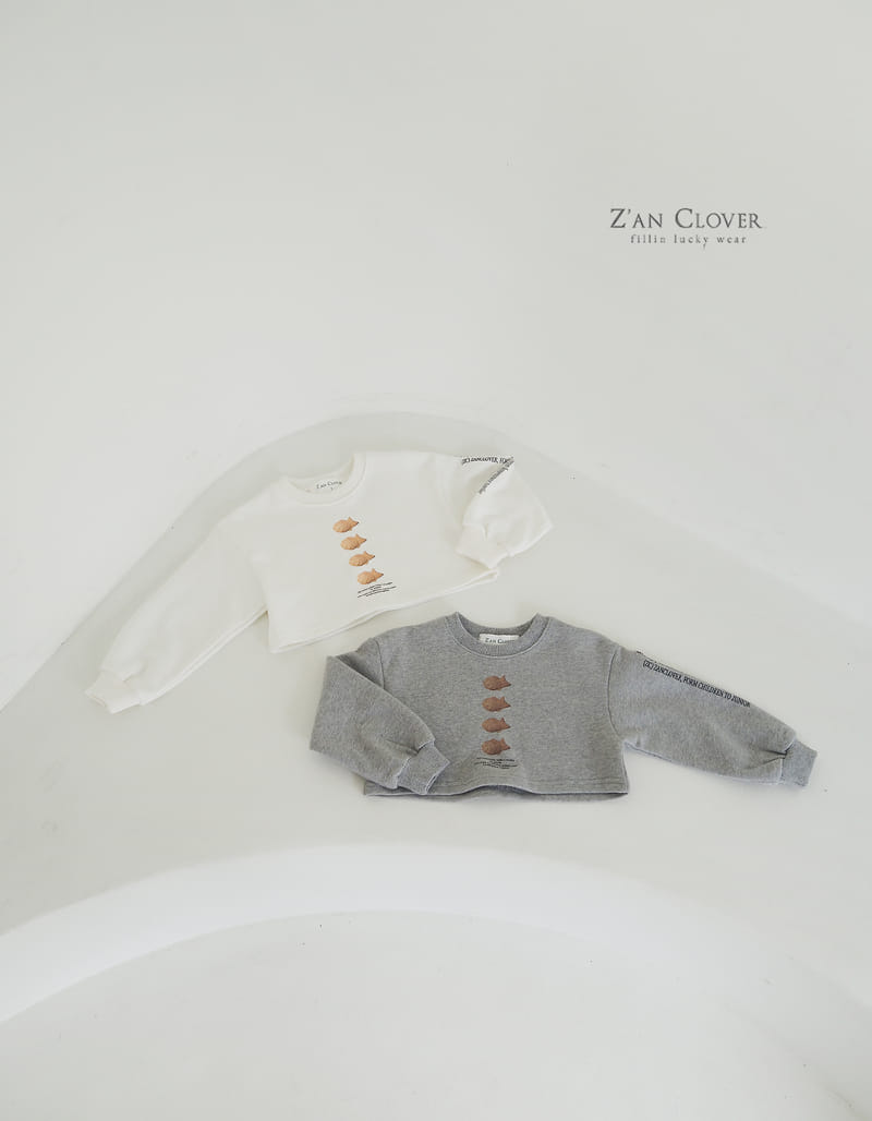 Zan Clover - Korean Children Fashion - #designkidswear - Ssamanco Sweatshirt