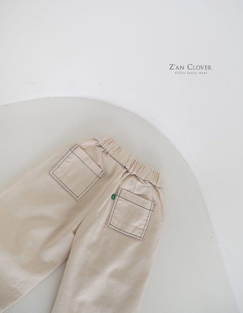 Zan Clover - Korean Children Fashion - #designkidswear - Stitch Pocket Pants - 9