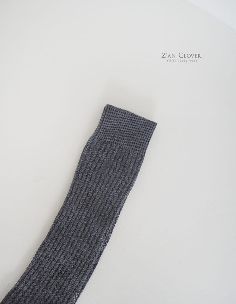 Zan Clover - Korean Children Fashion - #discoveringself - Plain Ober Knee Socks - 7