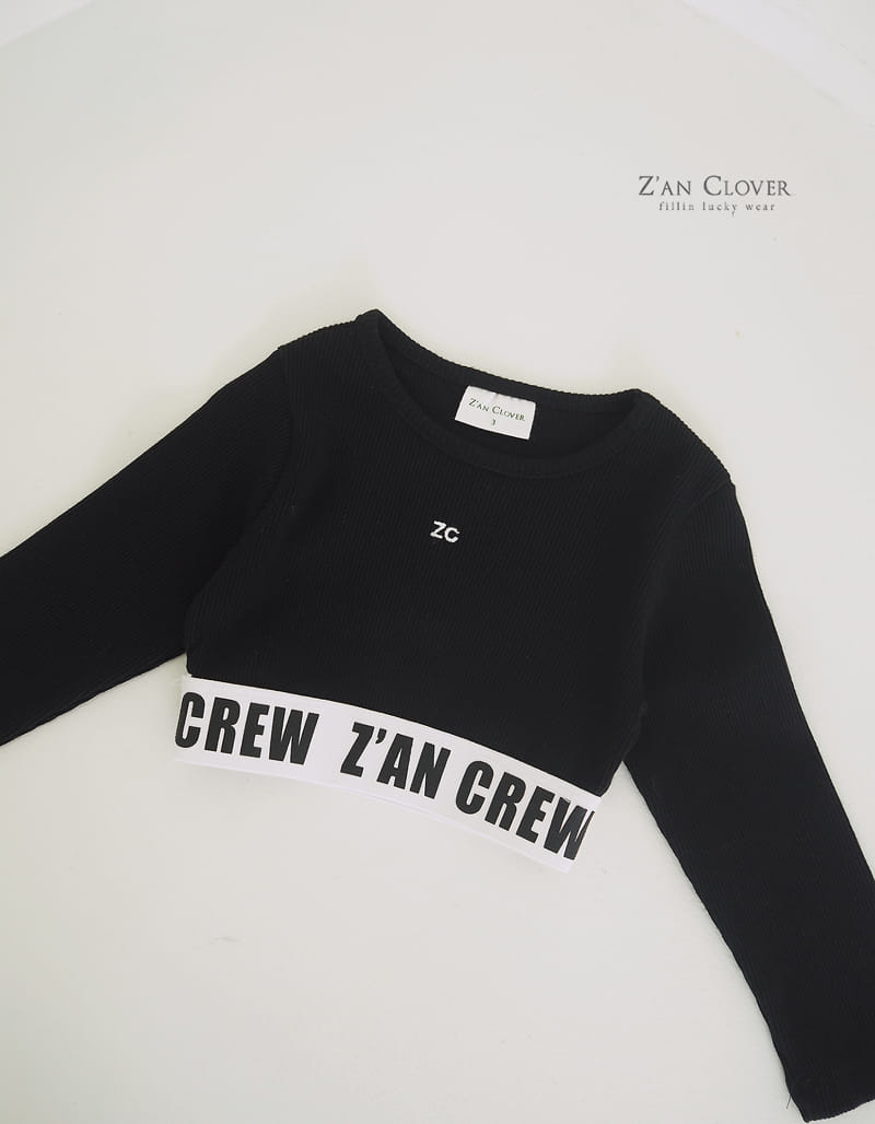 Zan Clover - Korean Children Fashion - #kidsshorts - Zan Crew Crop Top - 2