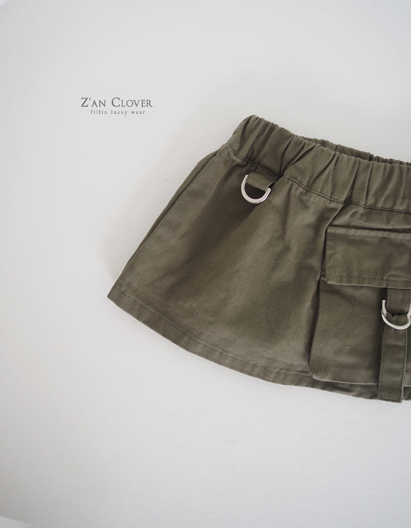 Zan Clover - Korean Children Fashion - #kidzfashiontrend - D Ring Skirt - 6