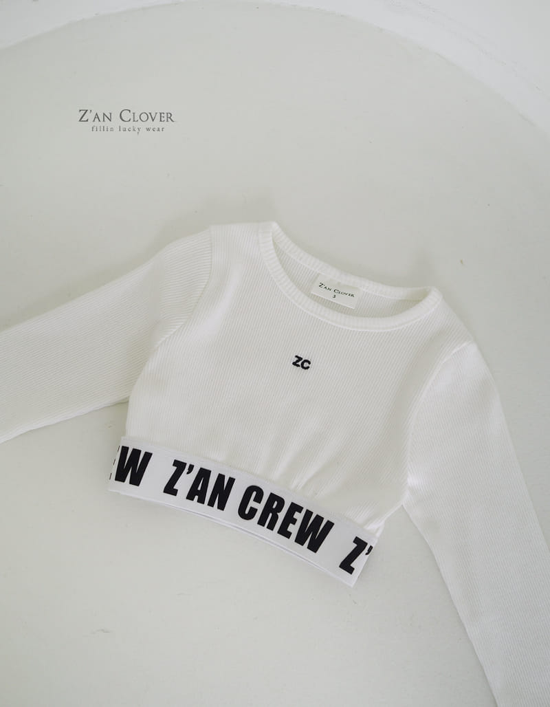 Zan Clover - Korean Children Fashion - #littlefashionista - Zan Crew Crop Top - 6