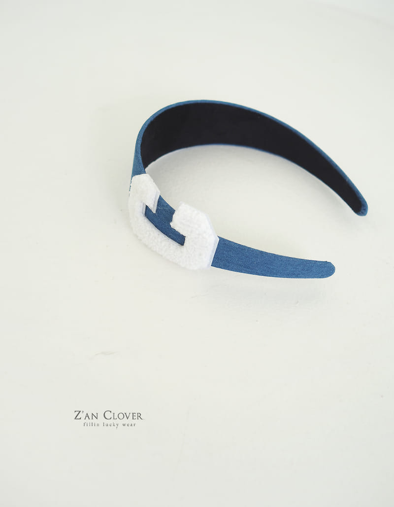 Zan Clover - Korean Children Fashion - #littlefashionista - Denim Hairband - 4