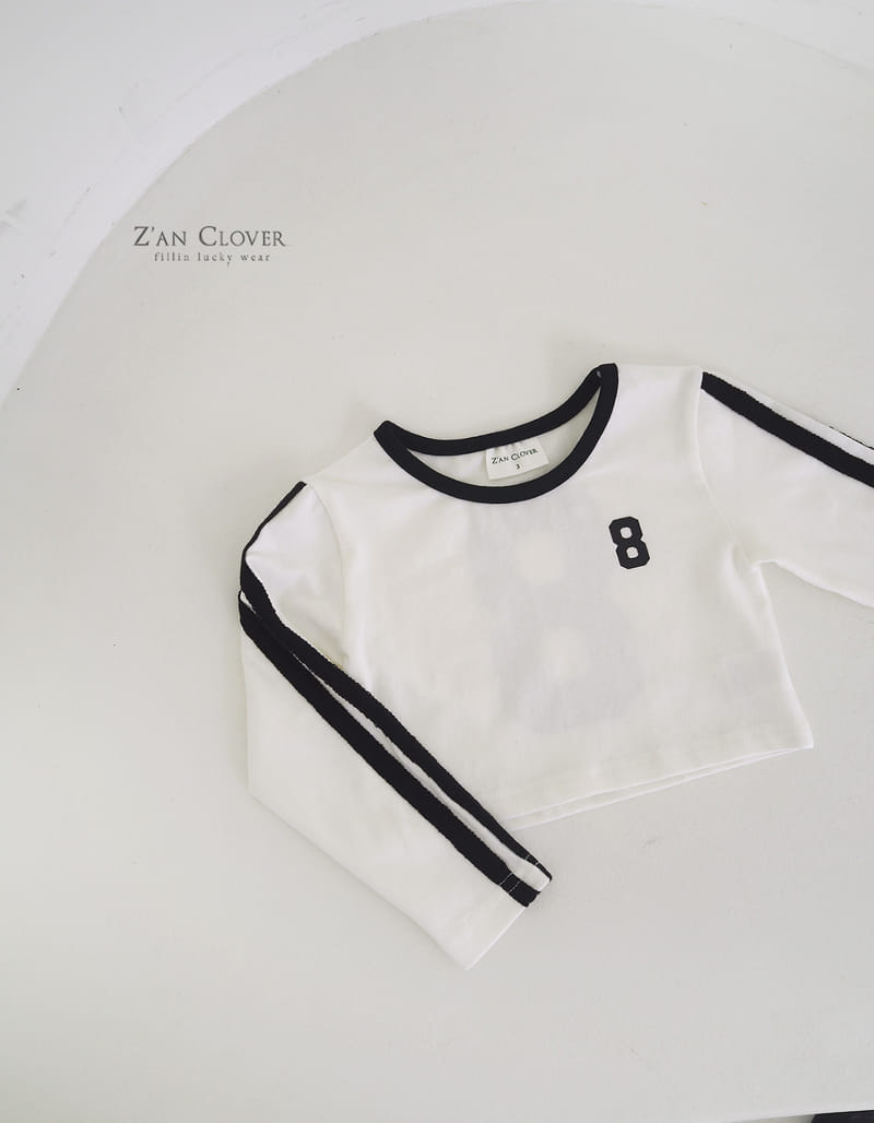 Zan Clover - Korean Children Fashion - #magicofchildhood - 8 Tape Tee - 8