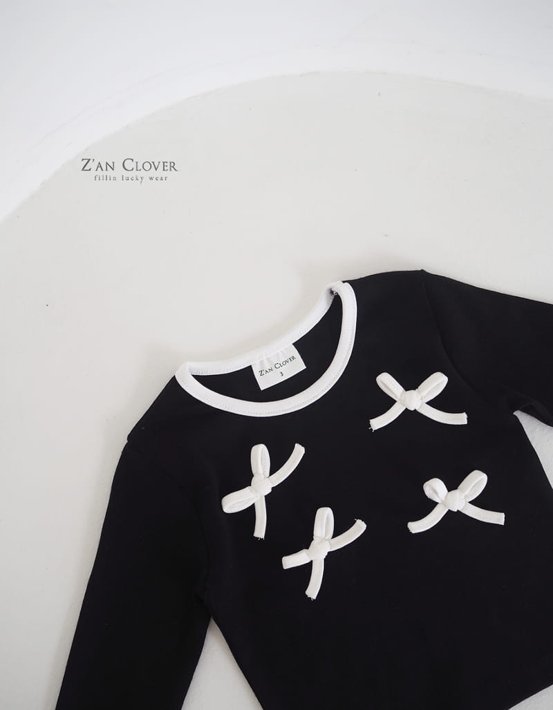 Zan Clover - Korean Children Fashion - #magicofchildhood - Ribbon Tee - 2