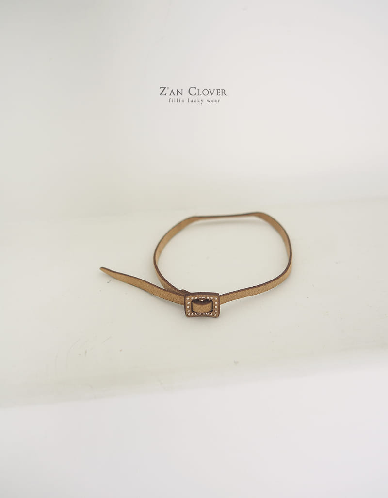 Zan Clover - Korean Children Fashion - #toddlerclothing - Suede Chocker - 4