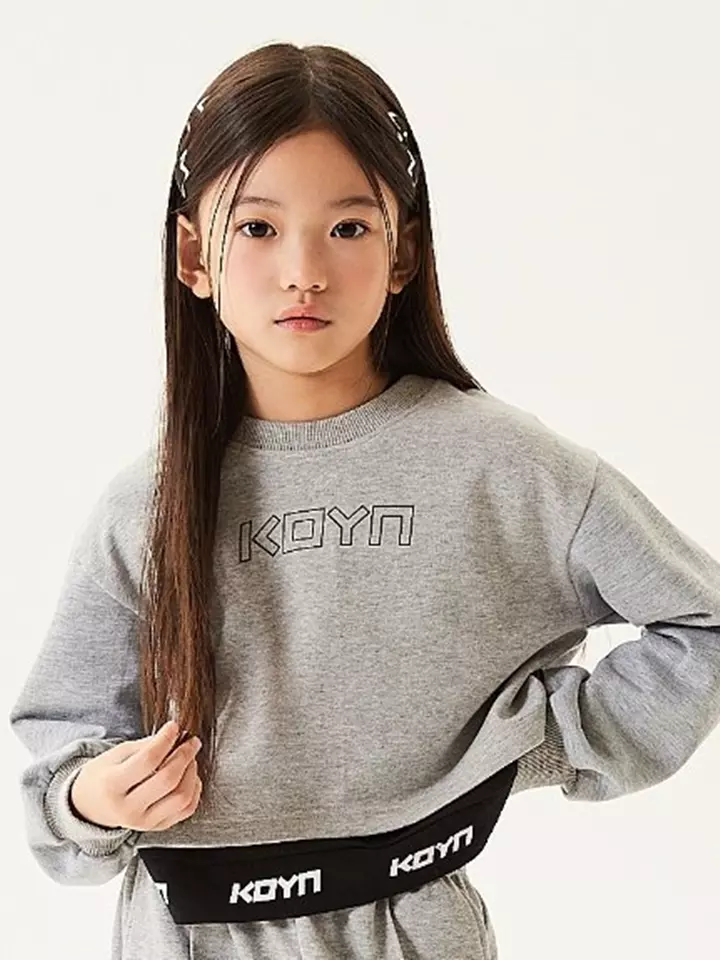 Logo Crop Sweatshirt