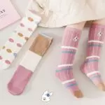 Pink Rabbit Knee Socks