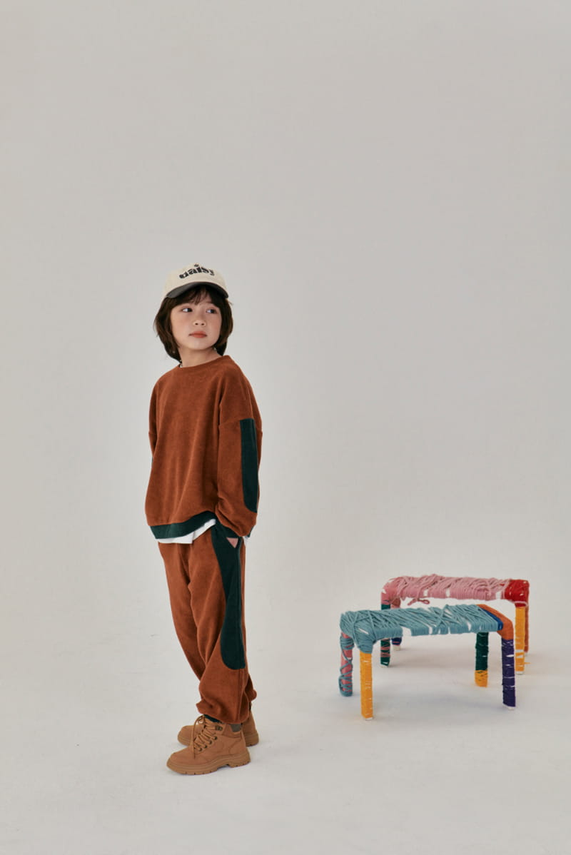 A-Market - Korean Children Fashion - #Kfashion4kids - Terry Sweat Set - 6