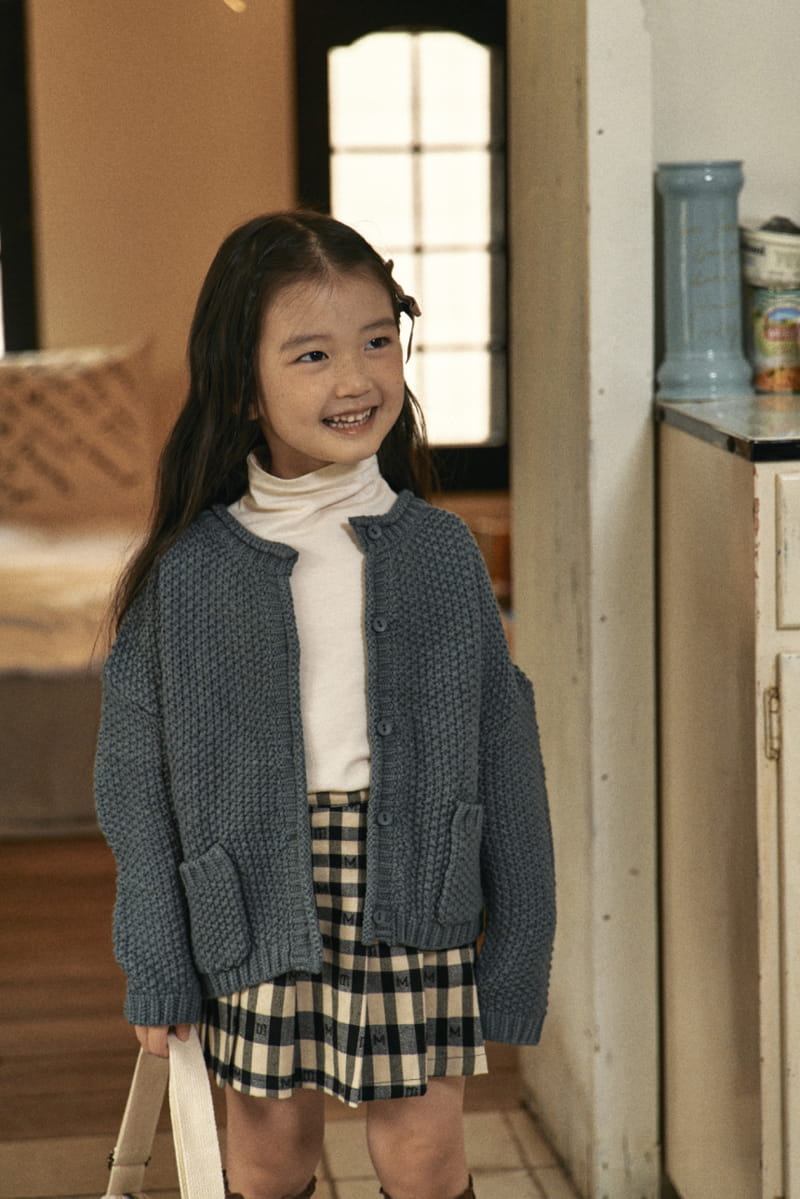 A-Market - Korean Children Fashion - #Kfashion4kids - Check M Skirt - 5