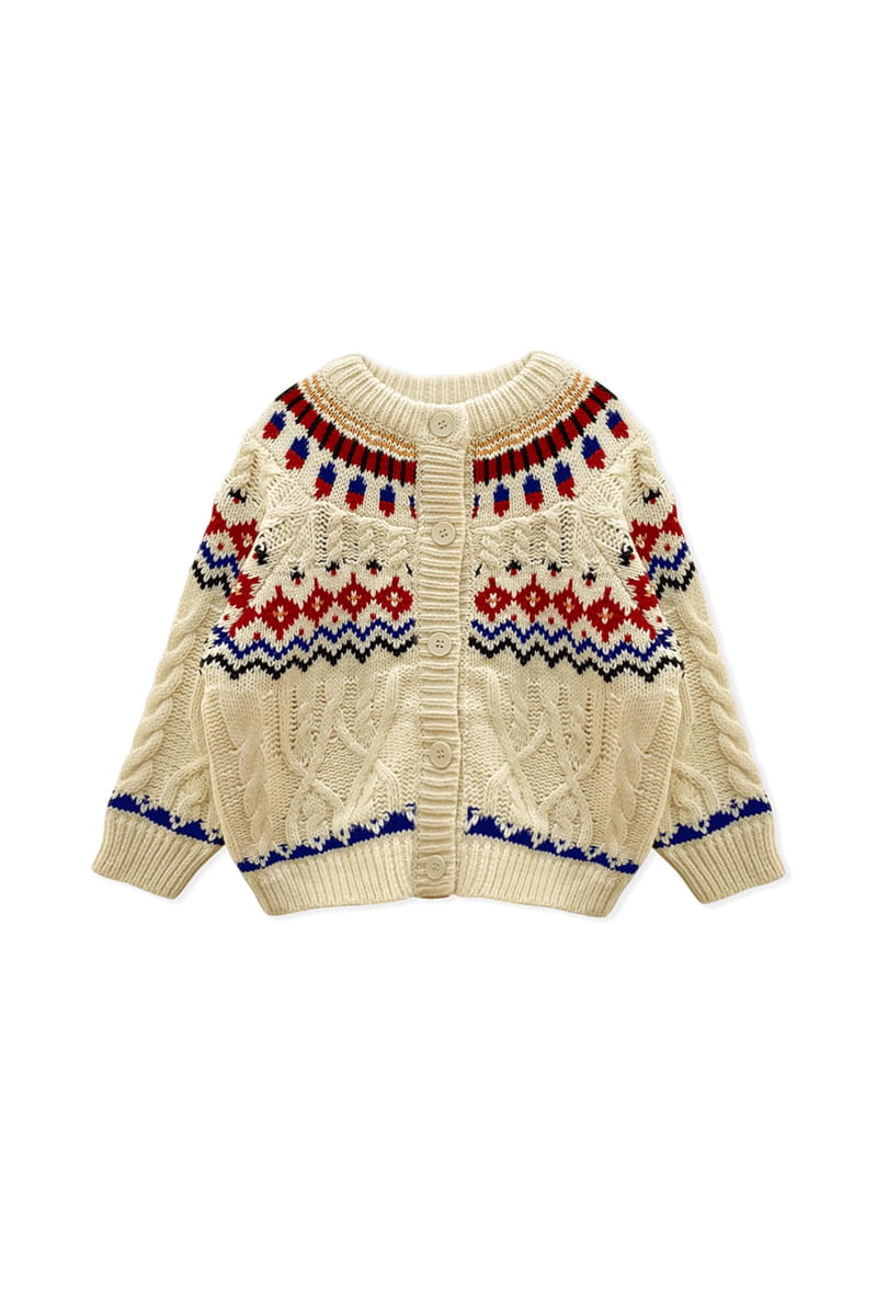 A-Market - Korean Children Fashion - #Kfashion4kids - Vintage Cardigan