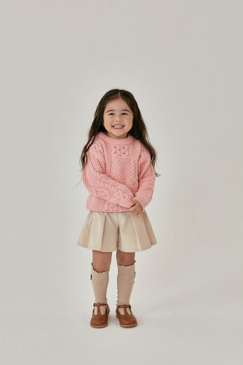 A-Market - Korean Children Fashion - #childrensboutique - Cable Knit Tee - 9