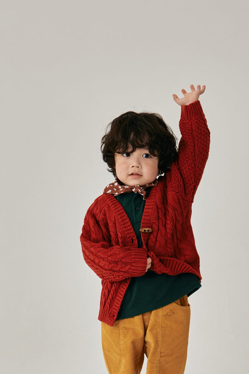 A-Market - Korean Children Fashion - #childrensboutique - Twist Cardigan - 3