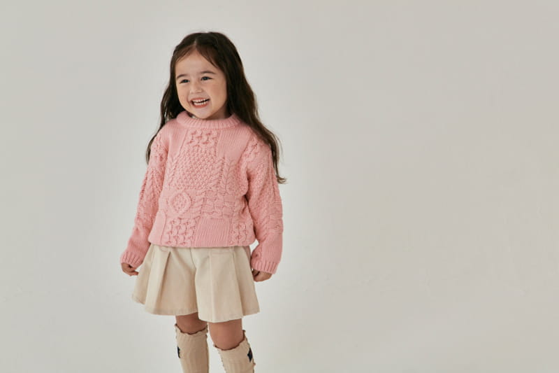 A-Market - Korean Children Fashion - #discoveringself - Cable Knit Tee - 11