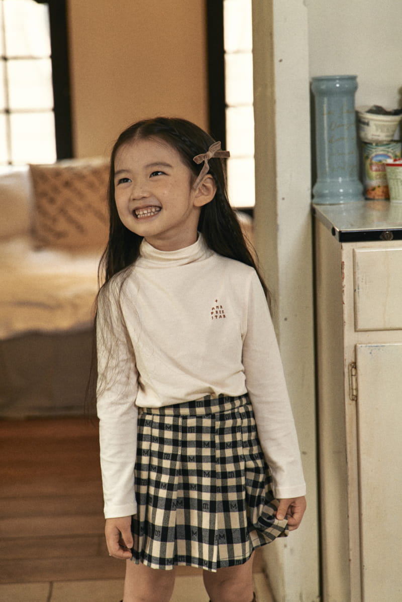 A-Market - Korean Children Fashion - #kidsstore - Check M Skirt - 3