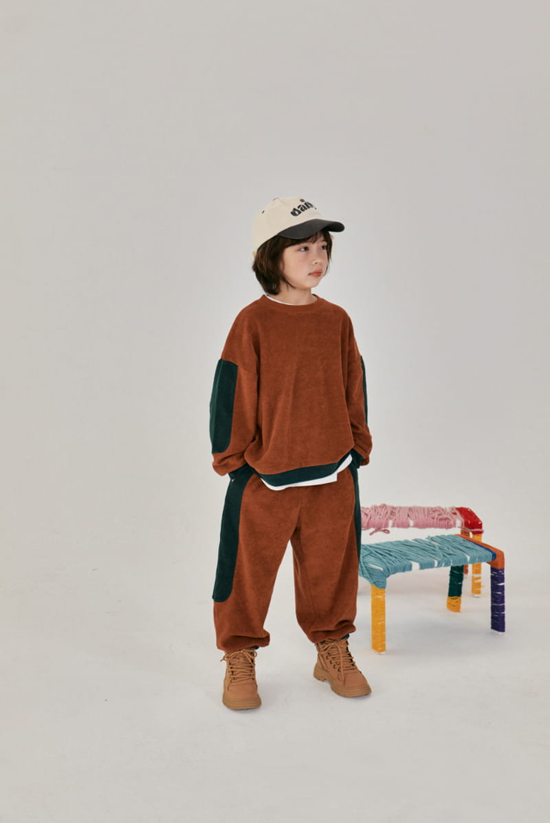 A-Market - Korean Children Fashion - #kidzfashiontrend - Terry Sweat Set - 5