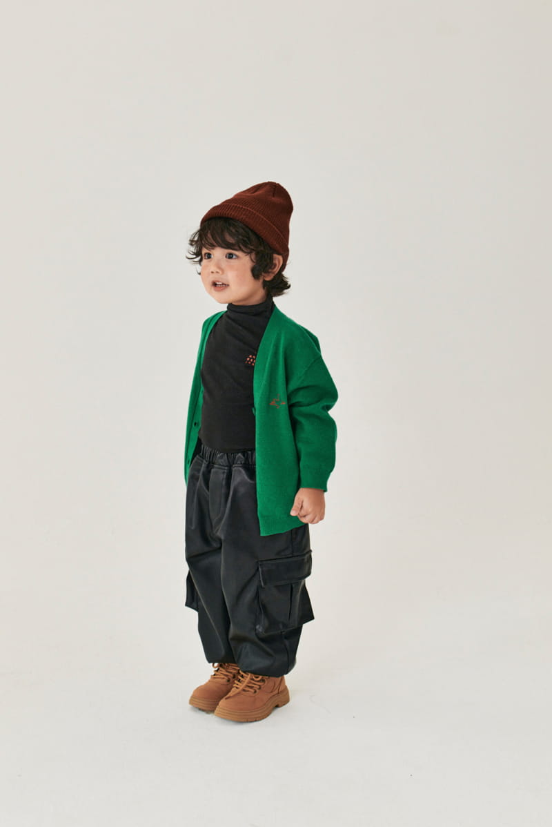 A-Market - Korean Children Fashion - #minifashionista - Leather Cargo Pants - 12