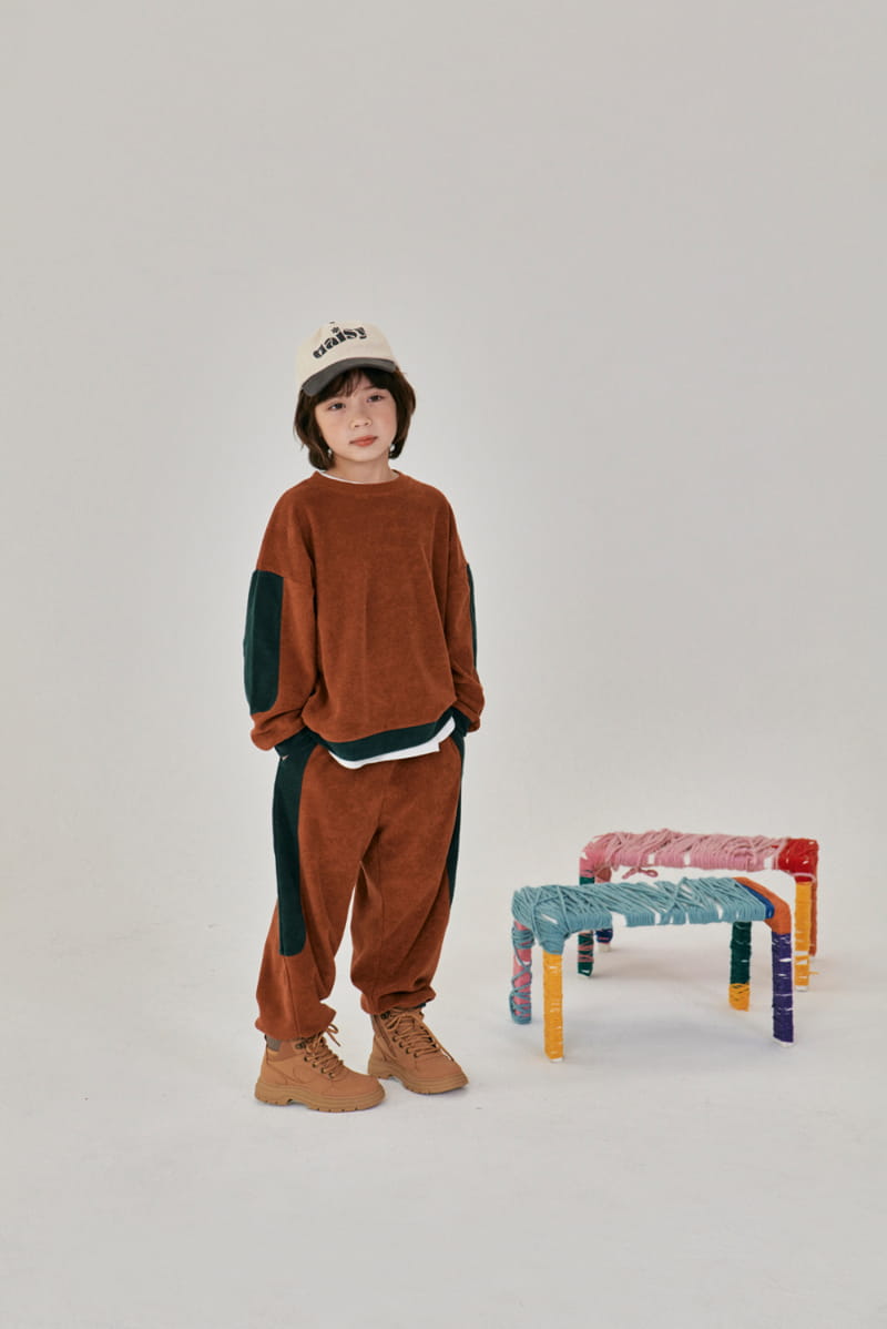 A-Market - Korean Children Fashion - #minifashionista - Terry Sweat Set - 9