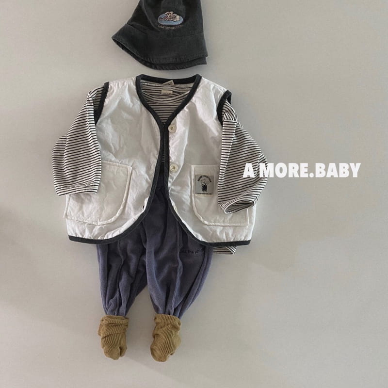 A More - Korean Baby Fashion - #babyfever - Bebe Gift Vest - 12