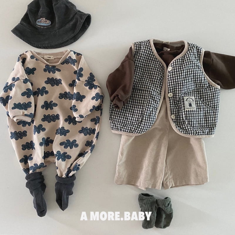 A More - Korean Baby Fashion - #babyootd - Bebe Block Pants - 6