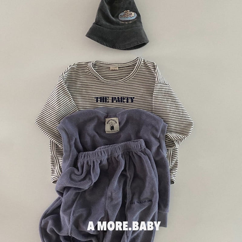 A More - Korean Baby Fashion - #babyoutfit - Bebe Party Tee - 8