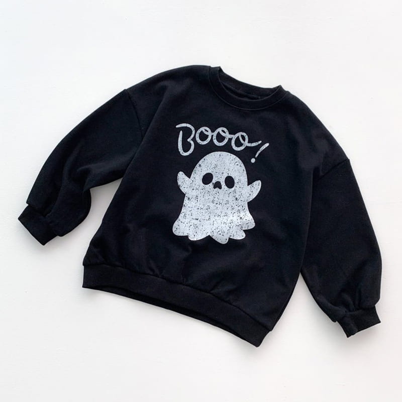 Awesome Bebe - Korean Children Fashion - #kidsshorts - Halloween Pimpkin Ghoast Sweatshirt - 6