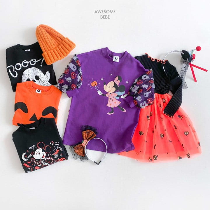 Awesome Bebe - Korean Children Fashion - #kidzfashiontrend - Halloween M Sweatshirt - 7