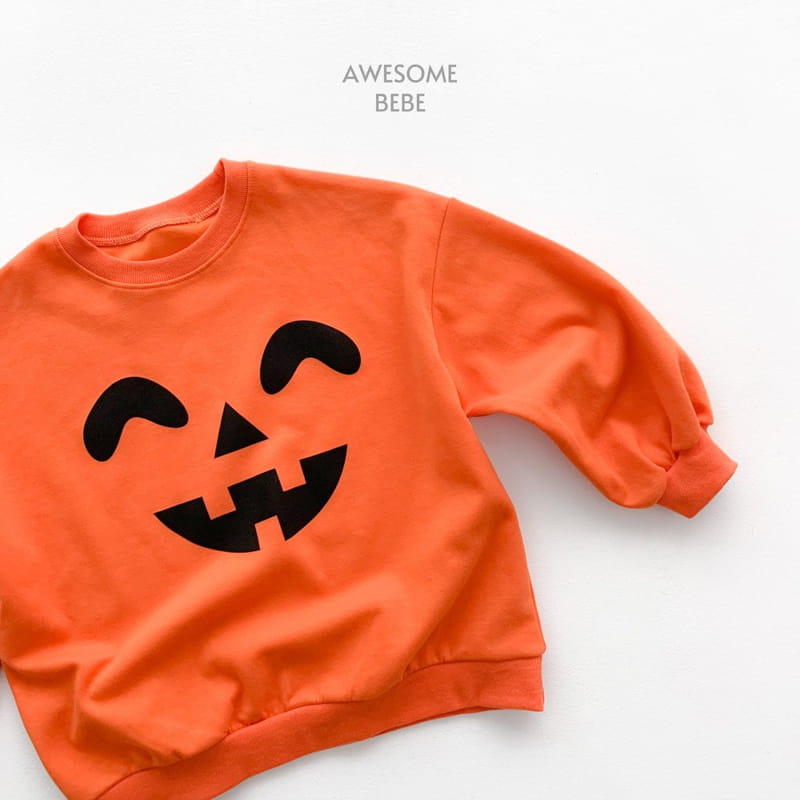 Awesome Bebe - Korean Children Fashion - #magicofchildhood - Halloween Pimpkin Ghoast Sweatshirt - 11