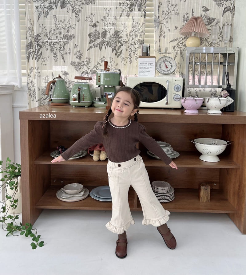 Azalea - Korean Children Fashion - #Kfashion4kids - Lia Frill Jeans - 9