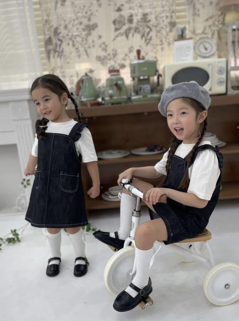 Azalea - Korean Children Fashion - #Kfashion4kids - Coco Dungarees One-piece