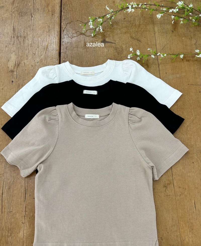 Azalea - Korean Children Fashion - #designkidswear - Autumn Shirring Tee - 5