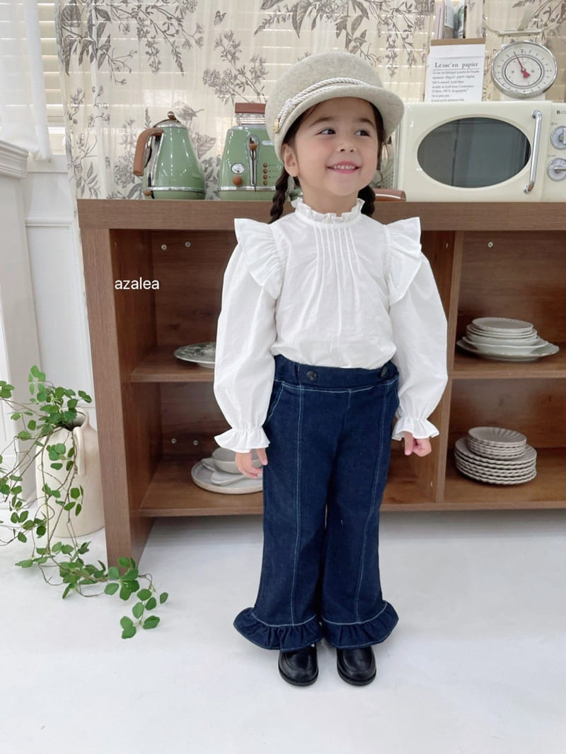 Azalea - Korean Children Fashion - #designkidswear - Lia Frill Jeans - 4