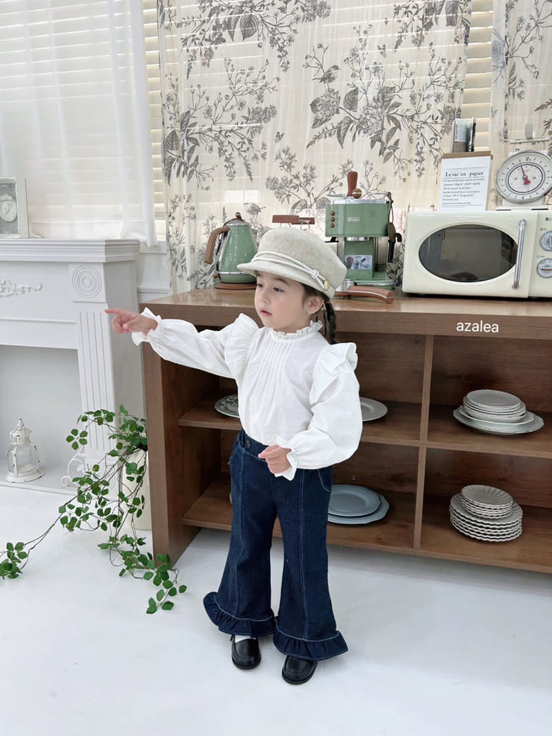 Azalea - Korean Children Fashion - #fashionkids - Lia Frill Jeans - 5