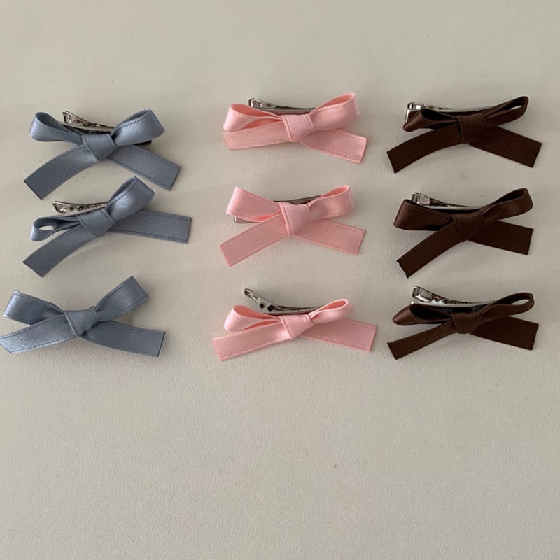 Azalea - Korean Children Fashion - #toddlerclothing - Petit Ribbon Hairpin - 2