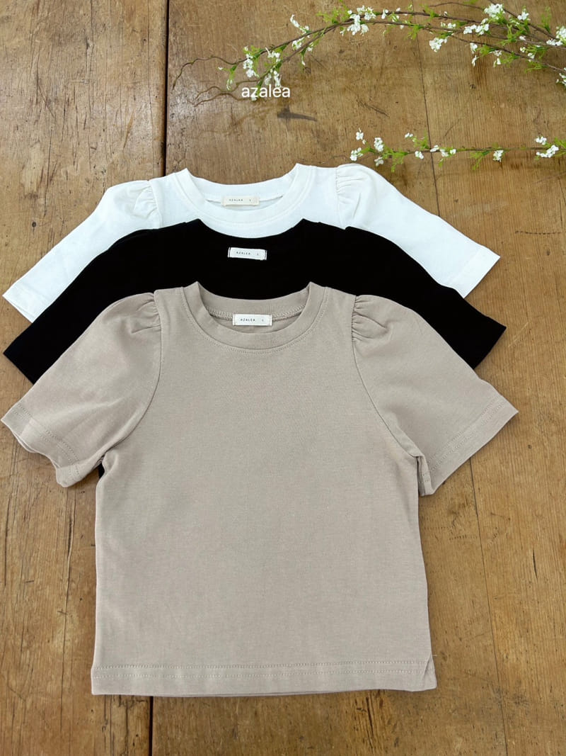 Azalea - Korean Children Fashion - #toddlerclothing - Autumn Shirring Tee