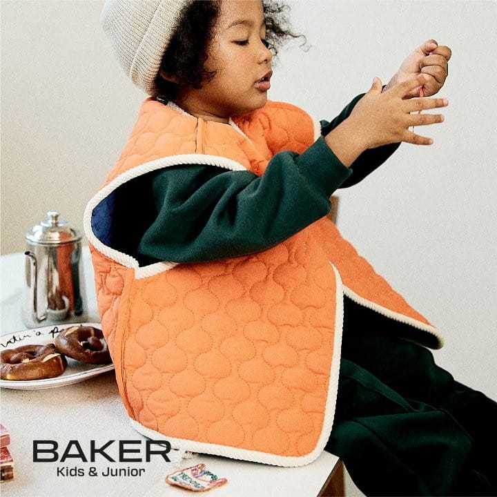 Baker - Korean Children Fashion - #discoveringself - Coco Reversible Padding Vest