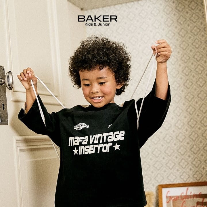 Baker - Korean Children Fashion - #kidsshorts - Butter Color Raglan Tee - 11